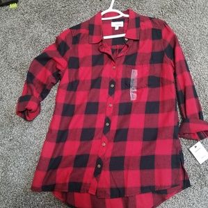 Flannel Tunic shirt